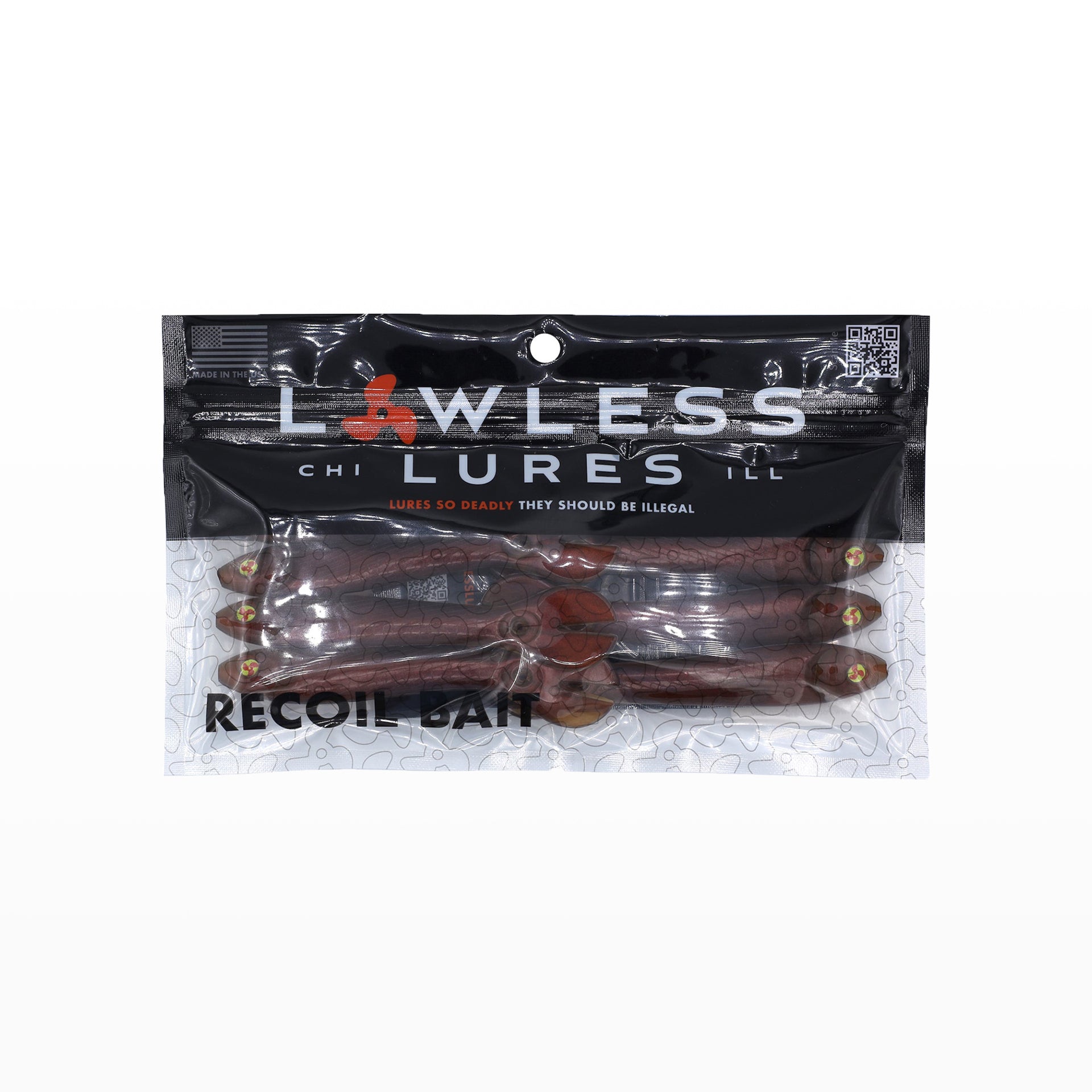 Bad Penny (Copper) - 5.25 Lawless Lures 5 Pc Recoil Bait Set